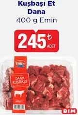 EMİN KUŞBAŞI ET DANA 400 G
